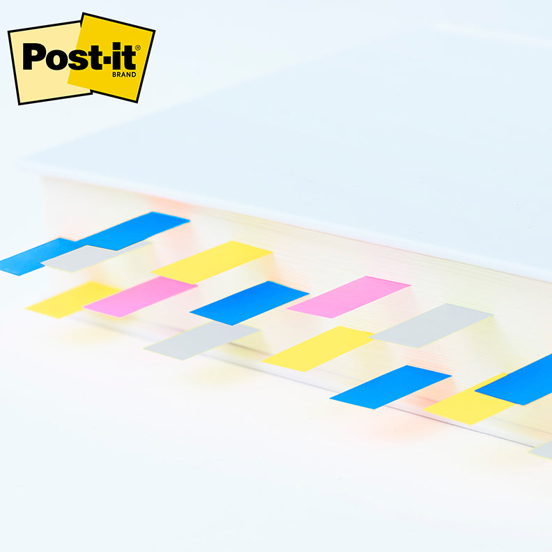 3M Post-it Film Assorted Colours Sticky Flags 3
