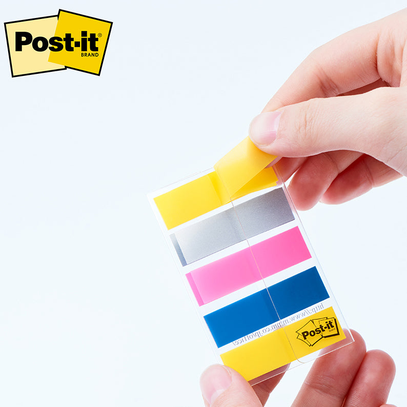 3M Post-it Film Assorted Colours Sticky Flags 3
