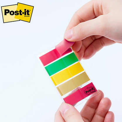 3M Post-it Film Assorted Colours Sticky Flags 8