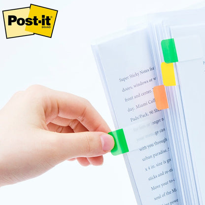 3M Post-it Film Assorted Colours Sticky Tabs 6