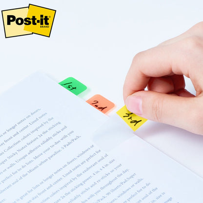 3M Post-it Film Assorted Colours Sticky Tabs 6