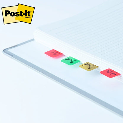 3M Post-it Film Assorted Colours Sticky Tabs 8