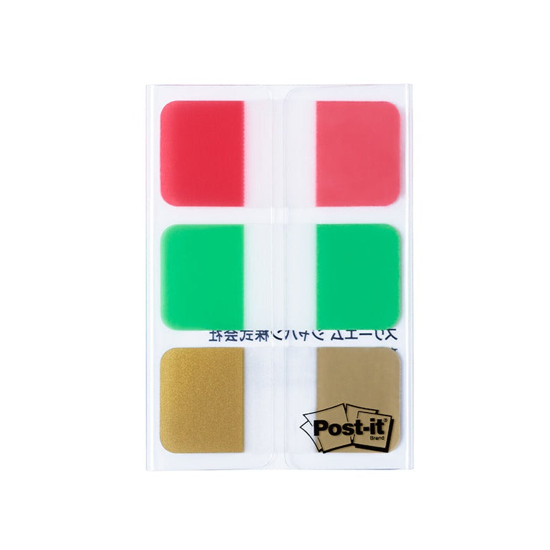 3M Post-it Film Assorted Colours Sticky Tabs 8