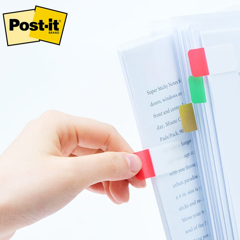 3M Post-it Film Assorted Colours Sticky Tabs 8