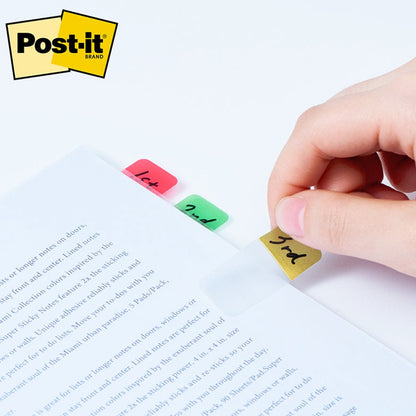 3M Post-it Film Assorted Colours Sticky Tabs 8