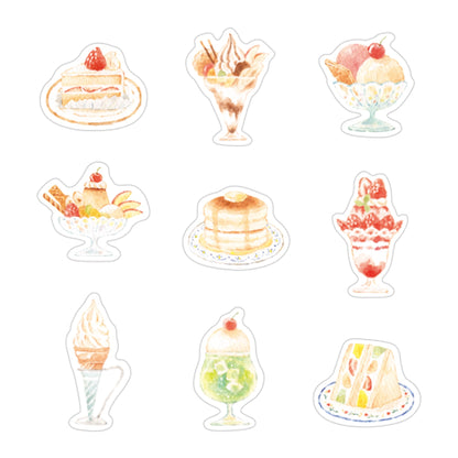 Papier Platz x Nakauchi Waka Flake Seal - Café Sweets