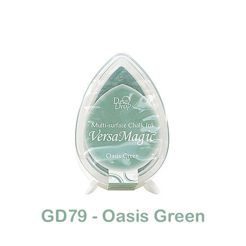 Tsukineko VersaMagic Chalk Dew Drop Ink Pad Oasis Green