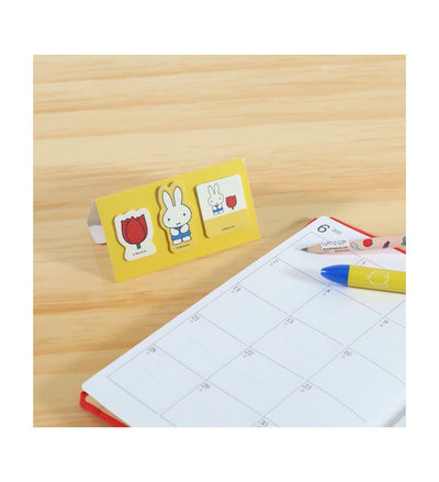 Kutsuwa x Miffy Sticky Note - Miffy and Tulips