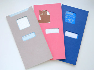 Himekuri A5 Slim Dotted Notebook - Cat