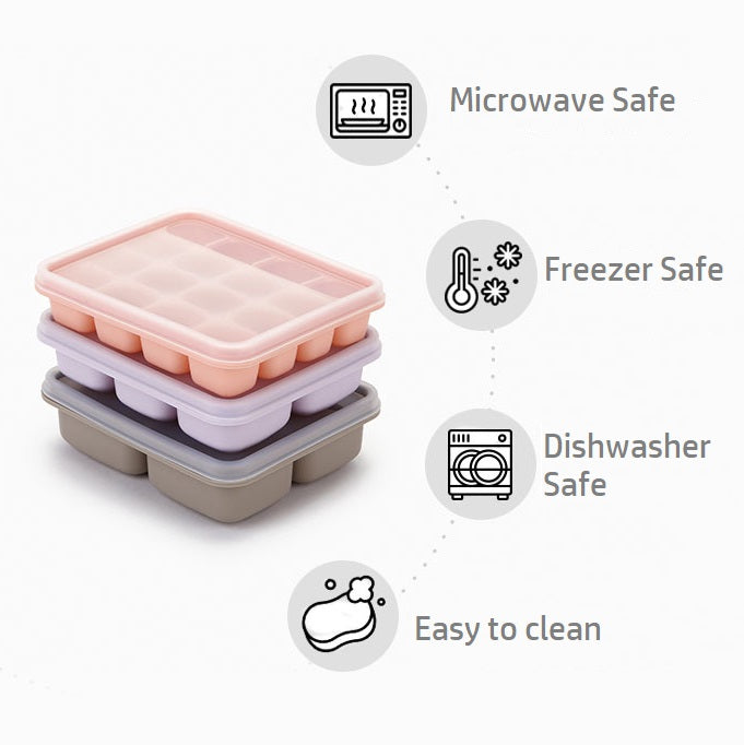Dailylike Bonbon Silicone Ice Cube Tray - 4 Cubes (Cocoa)