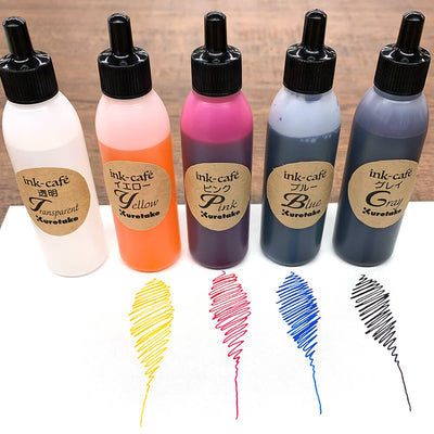Kuretake Ink-Cafe at Home - Make Your Own Pen with 5 Inks Set