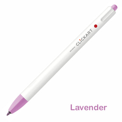 Zebra CLiCKART Retractable Markers - Purple Series