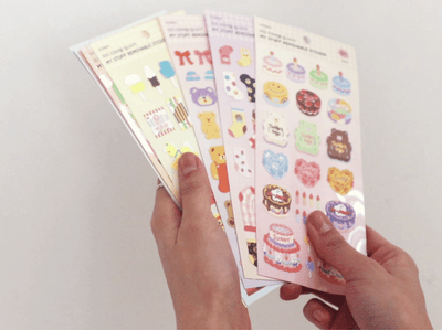 Iconic My Stuff Removable Stickers