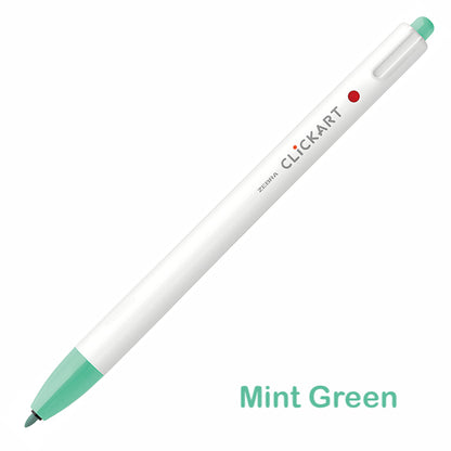 Zebra CLiCKART Retractable Markers - Green Series