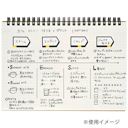 Maruman Mnemosyne Perforated Sticky Note Tape - Flow