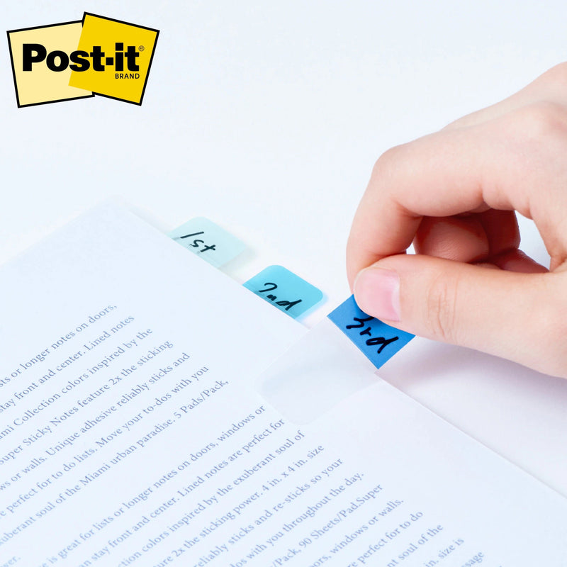 3M Post-it Film Assorted Colours Sticky Tabs 2