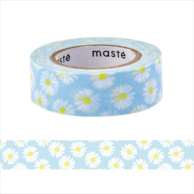 Mark's Masté Writable Masking Tape - Blue Flowers