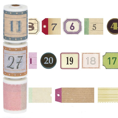 Mark's Masté Writable Perforated Masking Tape with Dates - Craft