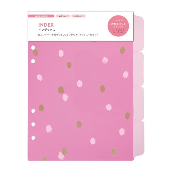 Mark's A5 System Planner Accessories - Dividers with Index Tabs