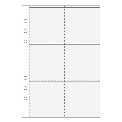 Mark's A5 System Planner Accessories - Clear Pockets for Small Goods