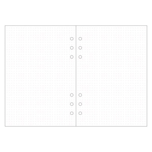 Mark's A5 System Planner Memo Refill - Dotted Memo Pink