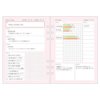 Mark's A5 System Planner Contents Refill - Study Note Set