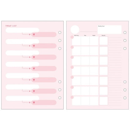Mark's A5 System Planner Contents Refill - Girl's Note Set