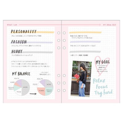 Mark's A5 System Planner Contents Refill - Girl's Note Set