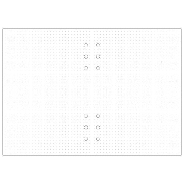 Mark's A5 System Planner Memo Refill - Dotted Memo Brown