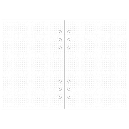 Mark's A5 System Planner Memo Refill - Dotted Memo Brown
