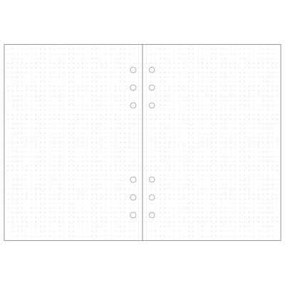 Mark's A5 System Planner Memo Refill - Dotted Memo Brown