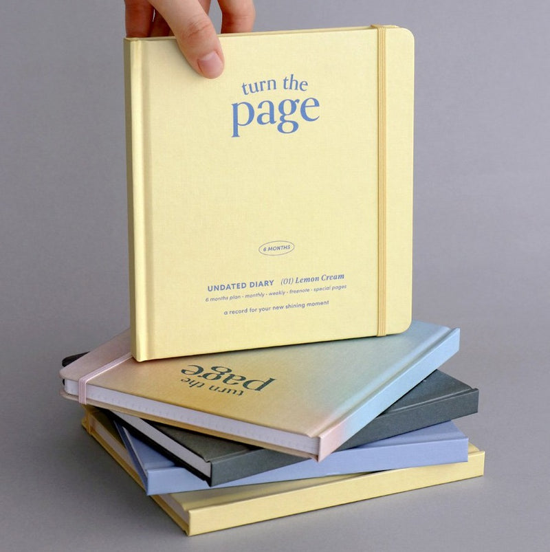 Iconic Turn the Page Undated Diary