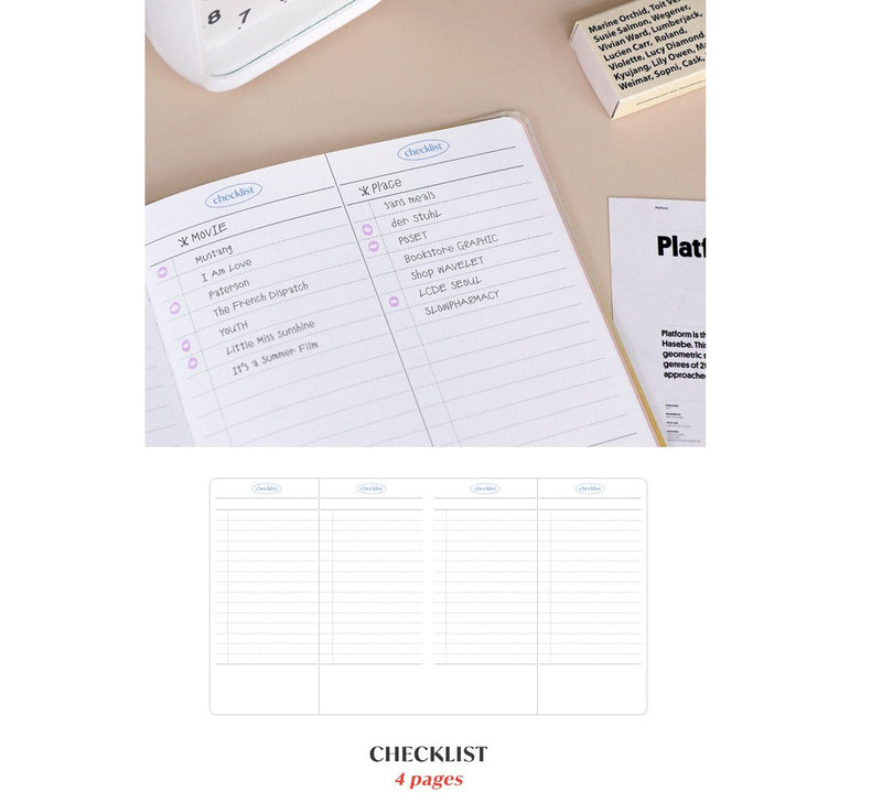 Iconic Turn the Page Undated Diary