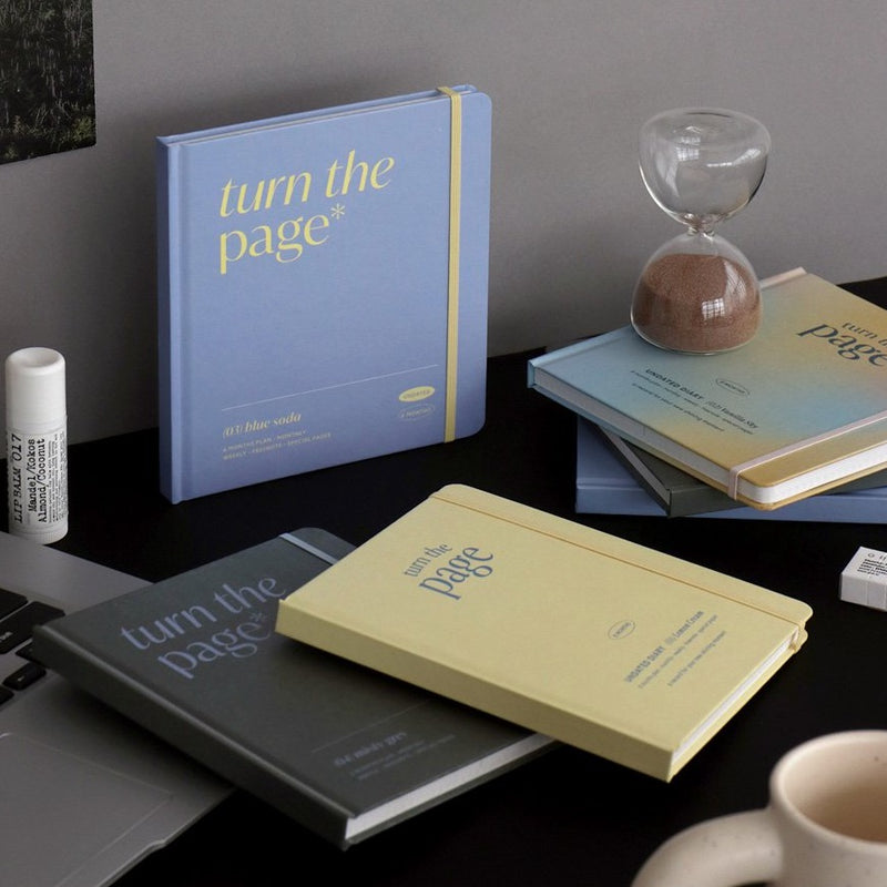 Iconic Turn the Page Undated Diary