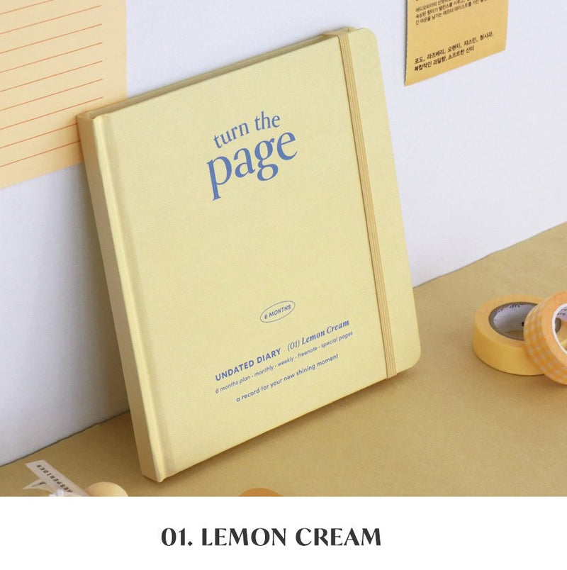 Iconic Turn the Page Undated Diary