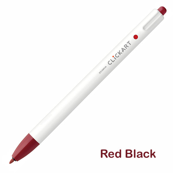 Zebra CLiCKART Retractable Markers - Brown Series