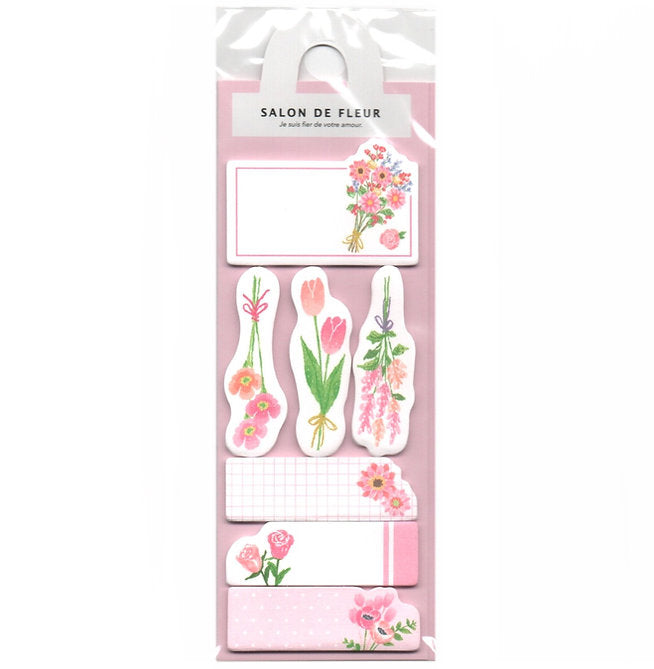 Mind Wave Salon De Fleur Sticky Notes - Pink