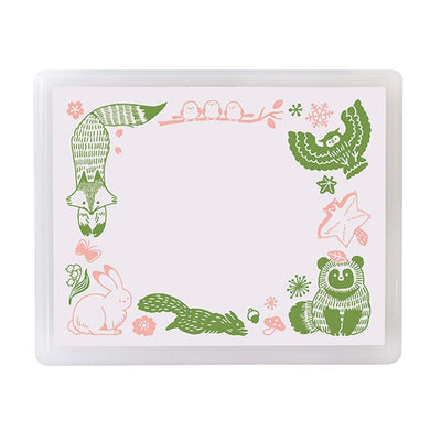 Kodomo No Kao Konoiro Set with 2 Inks - Forest Animal