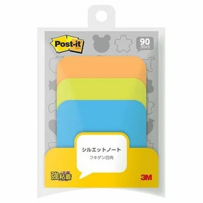3M Post-it Assorted Colours Sticky Notes - Square Balloon