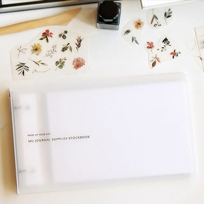 MU Lifestyle Journal Supplies Stockbook and Refills
