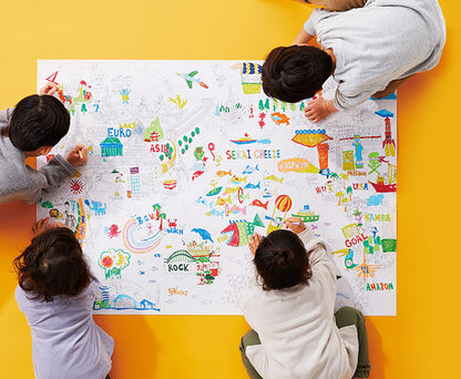 Maruai NuRIE Folded Edition - Folded Huge A0 Art Piece for Fun Colouring