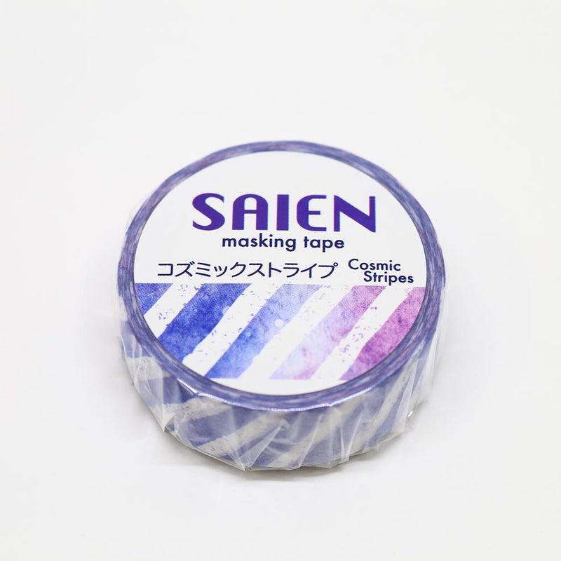 Kamiiso Sansyo Saien Masking Tape - Cosmic Stripe