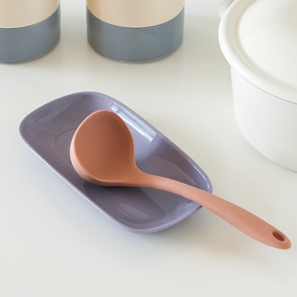 Dailylike Bonbon Silicone Utensils - 05 Mini Ladle (Dusty Rose)