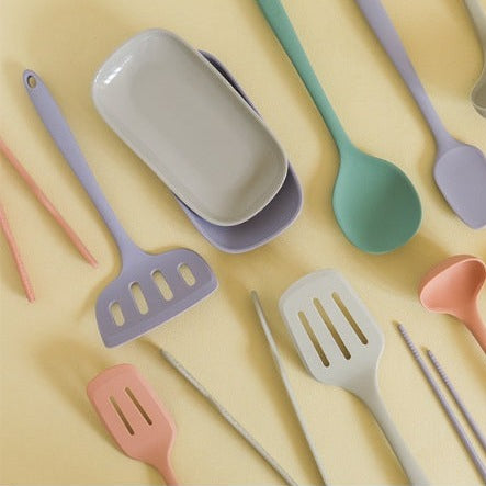 Dailylike Bonbon Silicone Utensils - 04 Mini Turner (Dusty Rose)