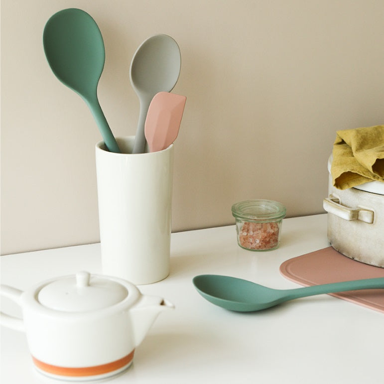 Dailylike Bonbon Silicone Utensils - 01 Mini Spatula (Dusty Rose)