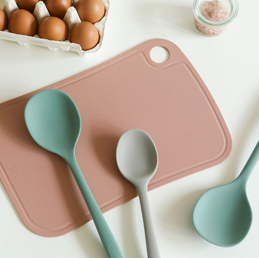 Dailylike Bonbon Silicone Utensils - 09 Wide Spoon (Deep Green)