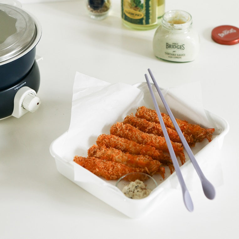 Dailylike Bonbon Silicone Utensils - 08 Chopsticks (Violet)