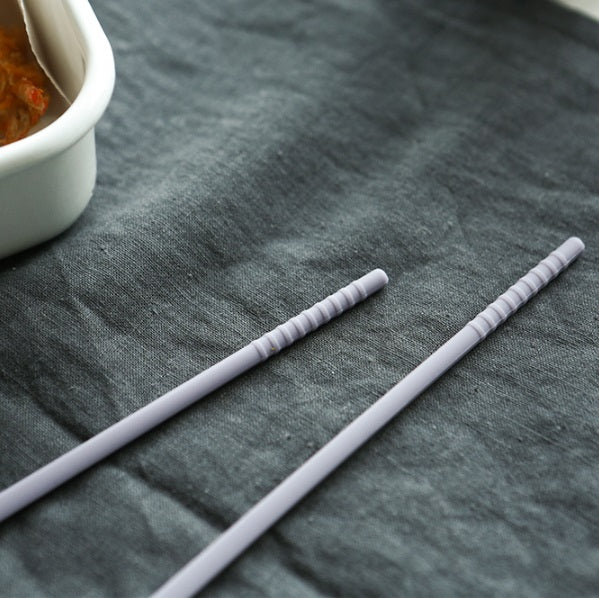 Dailylike Bonbon Silicone Utensils - 08 Chopsticks (Violet)