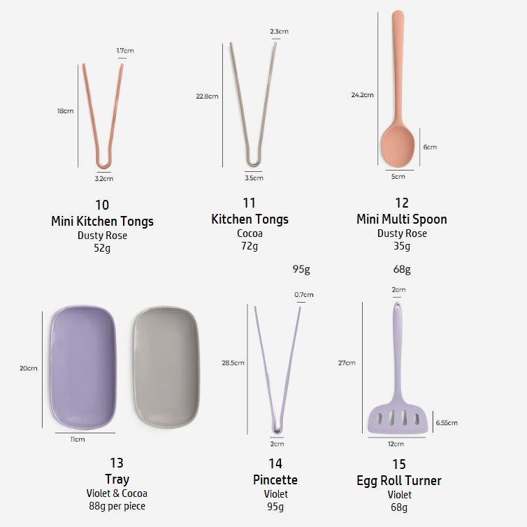 Dailylike Bonbon Silicone Utensils - 06 Turner (Cocoa)