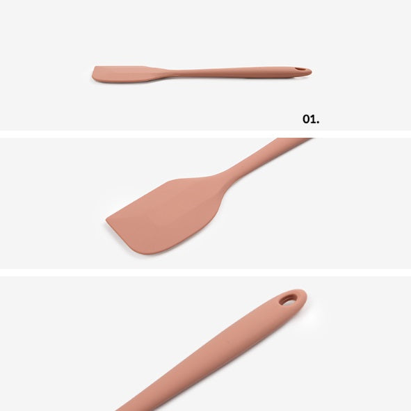 Dailylike Bonbon Silicone Utensils - 01 Mini Spatula (Dusty Rose)